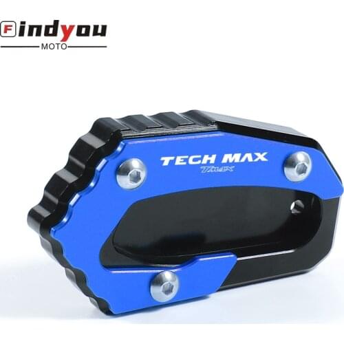Motorcycle CNC Kickstand Sidestand Stand Extension Enlarger Pad For YAMAHA For Tmax Tech Max T-MAX TMAX 560 TMAX560 2019 2020
