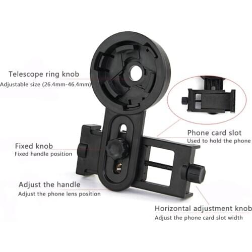 Universal Phone Adapter Holder Mount Bracket Binocular Monocular Telescope Clip