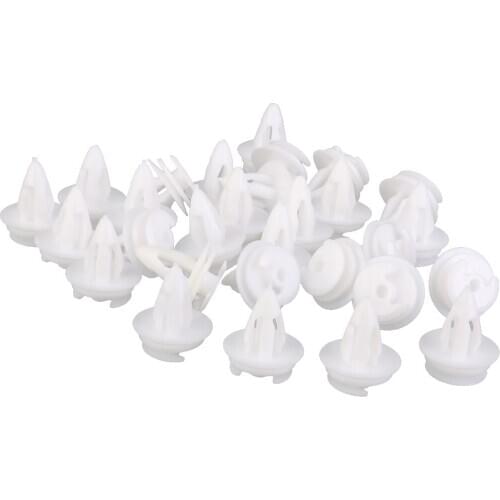 30 Pieces Vehicle Door Trim Panel Retainers Clips Fit for BMW GM 51411973500