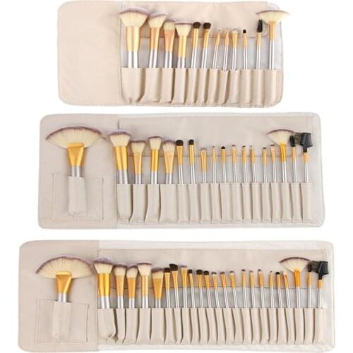 12/18/24 PCS Professional Soft Makeup Brushes Set with Bag Fondation Eyeshadow Blush Makeup Brushes Cosmetic Tool Make Up Brush