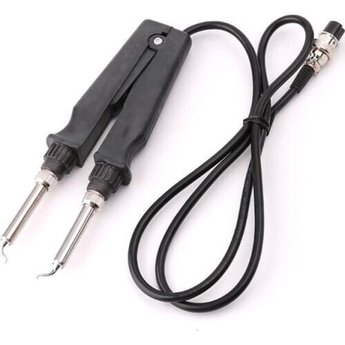 2020 New 902 ESD SMD Double Soldering Iron Tweezer Handle Clip Heating Plier Soldering Station Accessories