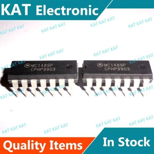 5PCS/Lot MC1489P MC1489D MC1489DR2G MC1489AD MC1489ADR2G MC1489AP MC1489M MC1489 MC1489AM MC1489A Quad Line EIA−232D Receivers