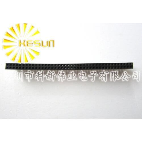 FREE SHIPPING 40PCS 2.54mm 2X40 Pin Gold-plated Single Row Straight Female Pin Header ROHS