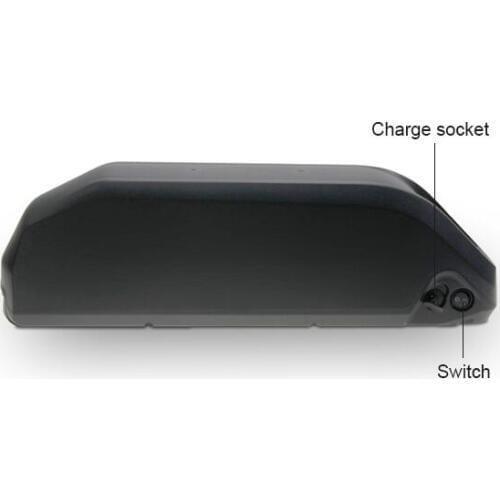 Free shipping polly-2 down tube ebike battery case 65 Pcs 18650 cells ebike battery case for fat tire bike