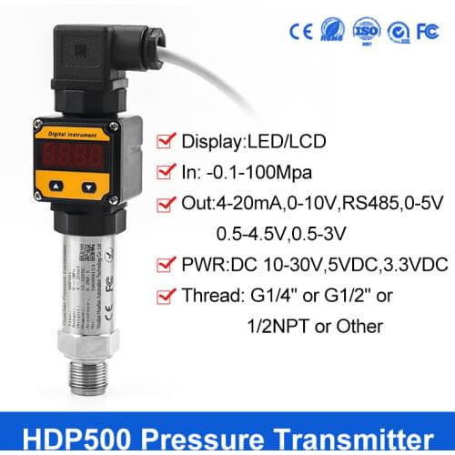 Hydraulic Oil Pressure Transmitter 0-350 bar No Nc M20*1.5