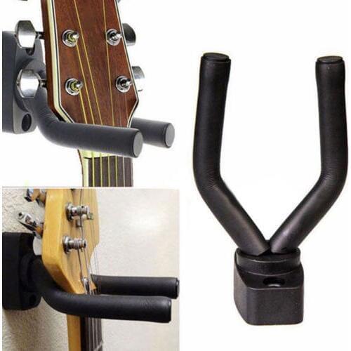 Guitar Holders Wall Mount Bracket Hanger Soft Rubber Foam Padded Hook Mount Holder for Guitar