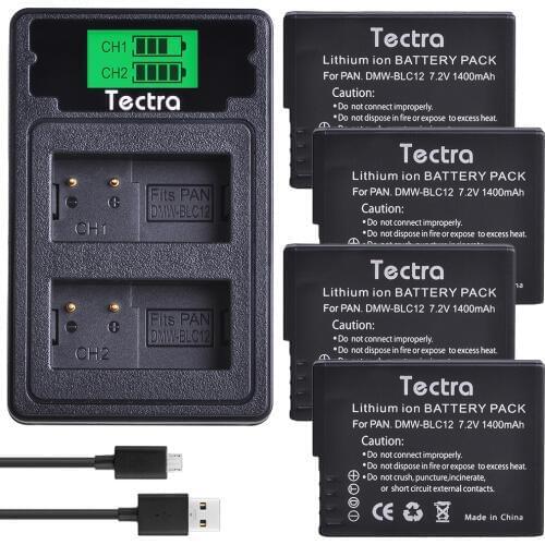 DMW-BLC12 BLC12E BLC12PP DMW BLC12 Battery+Dual Charger for Panasonic Lumix FZ1000,FZ200,FZ300,G5,G6,G7,GH2,DMC-GX8 Bateria