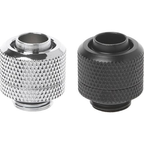 G1/4 3/8"ID X 1/2"OD 9.5x12.7mm Tubing Hand Compression Fittings Water Cooling