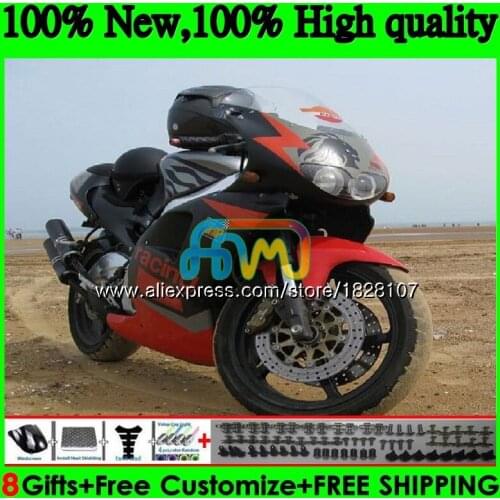 Body For Aprilia RS-250 RSV250 R RS250 95 96 97 81BS.8 RSV250RR RS250R RS Flat red blk 250 RSV 250 R RR 1995 1996 1997 Fairing