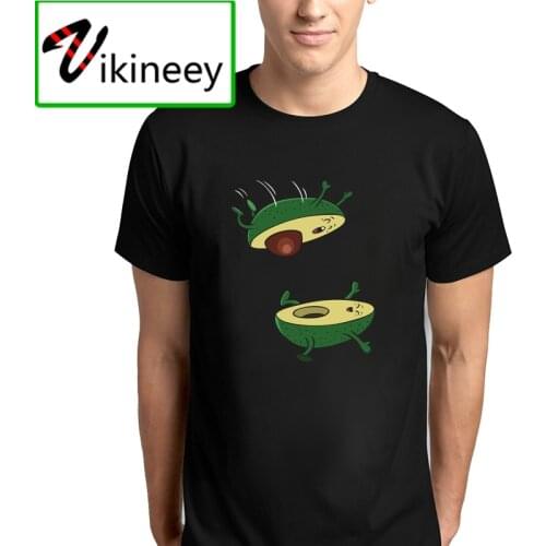 Avocado Jump Men Tshirt Casual Printed Tshirt For Men Short Sleeve O-Neck T-Shirt Mens Tee Shirts