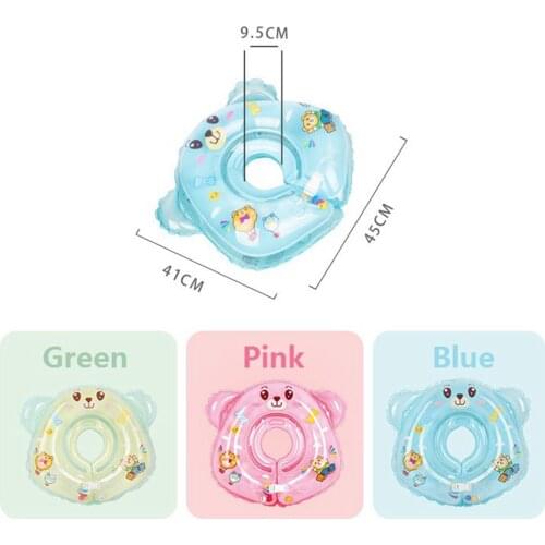 Inflatable Baby Swim Float Children Neck Ring Trainer Bathtub Childrens safety swimming Pool Toy