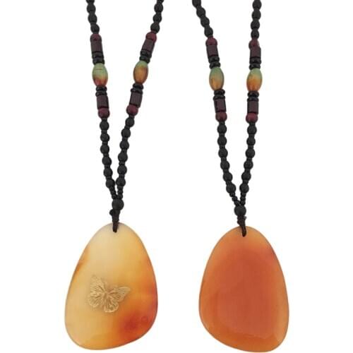 Irregular Natural Agates Druzy Slice Pendant Necklaces for Women with Cord Chain Colorful Stone Genuine