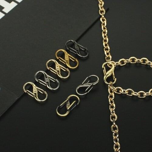Chain length adjusting buckle new handbag bag DIY screw fixed chain adjustment buckle bag chain shortening buckle
