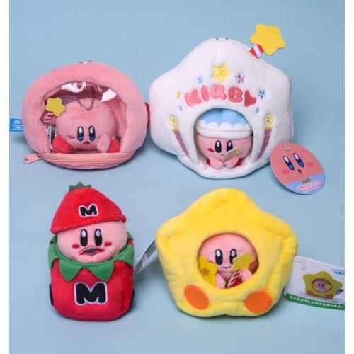 New Pink Kirby Stuffed Plush Toys Anime Movie Stuffed Toy for Children Girls Waddle Dee Doo Game Cosplay Kirby Plush Toys Gifts