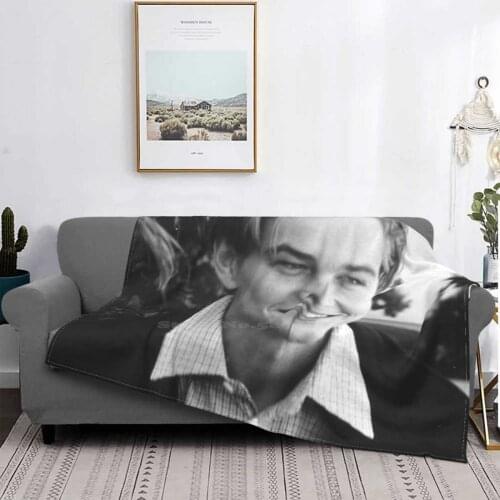 Leonardo Dicaprio Air Conditioning Blanket Soft Warm Light Thin Blanket Leonardo Dicaprio Actor Artist Icon Mens Cute Man Boy