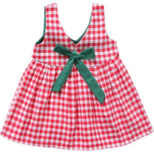 Girl Dresses Summer Girl Dress Tutu Dresses For Girls Lattices butterfly knot summer evening dress skirt 2 To 6 Year