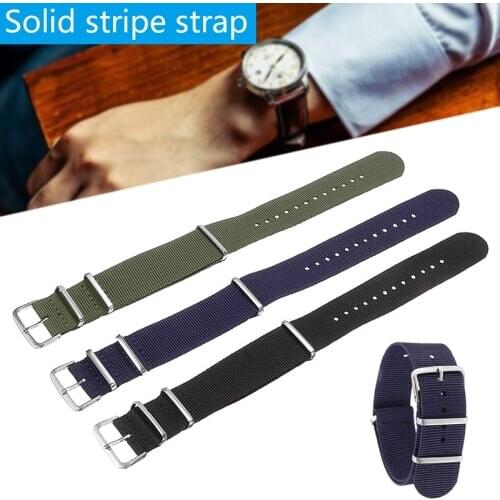 Original Luxury Causal 18mm,20mm,22mm Military Army Nylon Fabric Watch Band Strap Alloy Buckle Wrist WatchBand For Watches