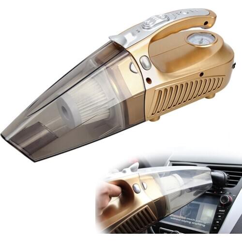 Handheld Multi-function 12V 100W Auto Vacuuming/Lighting/Pump/Tire Home Car Vacuum Cleaner Cleaning Protable