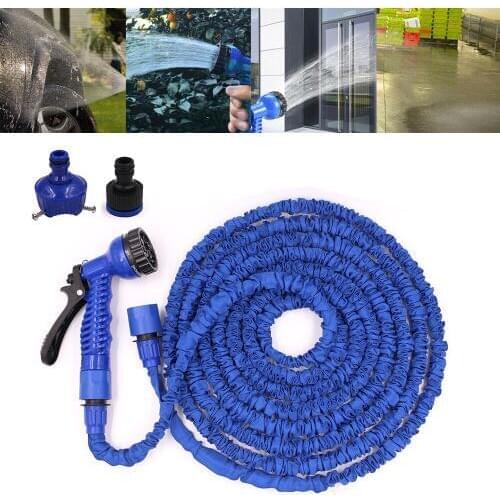 Garden Hose Expandable Magic Flexible Water Hose With Water Sprayer Gun Pressure Washer For Watering Car Wash Garden Spray