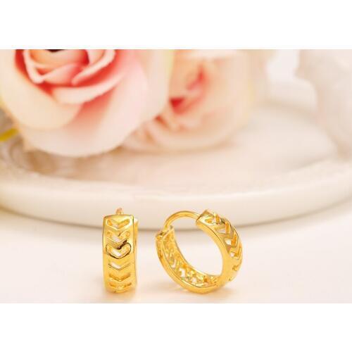 2pairs Baby Girls Small Circles Huggies Earrings Jewellery Aros women girls kids jewelry african best gift