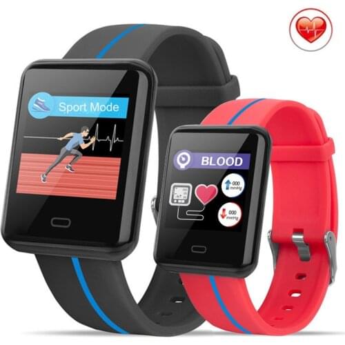 Women Men Touch Screen Smart Watch Heart Rate Fitness Wristband Call/Message Reminder Sport Clock for iPhone Samsung LG Android