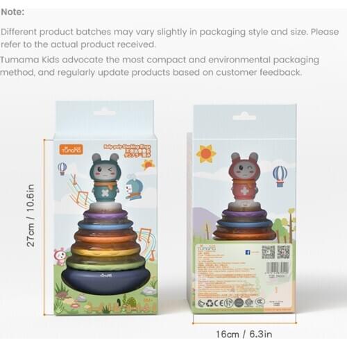 Stack & Learn - Educational Activity Toy Stacking Rings Tumbler with Music