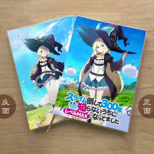 I've Been Killing Slimes For 300 Years And Maxed Out My Level Azusa Aizawa Student Notebook Notepad Cartoon Memorandum Book