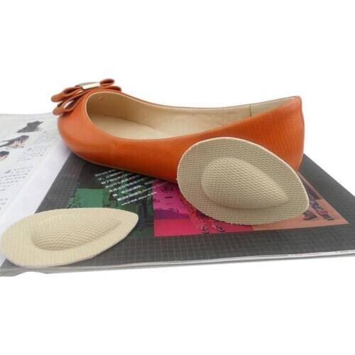 1Pair Elastic High Heel Feet Palm Care Pads Feet Care Tool Skin Color Women Water Drop Forefoot Shoe Insole