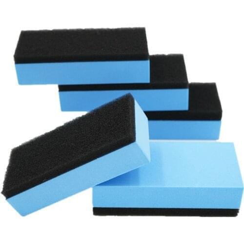 10pcs Car Rectangle Ceramic Coating Sponge Glass Nano Wax Coat Applicator Pad EVA Sponge Auto Glass Nano Wax Coat Applicator Pad