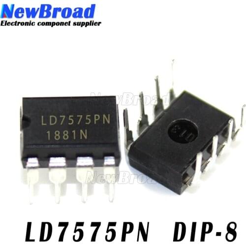 10pcs LD7575PN DIP8 LD7575 DIP-8 7575PN LCD management p
