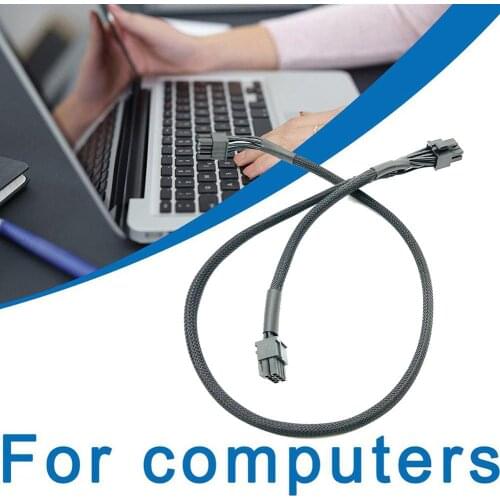 18AWG Wire CPU 8Pin Male to Dual 8Pin (6 2) Male PCI-E Video Graphics Card Modular Power Cable GPU Power Extension Cable