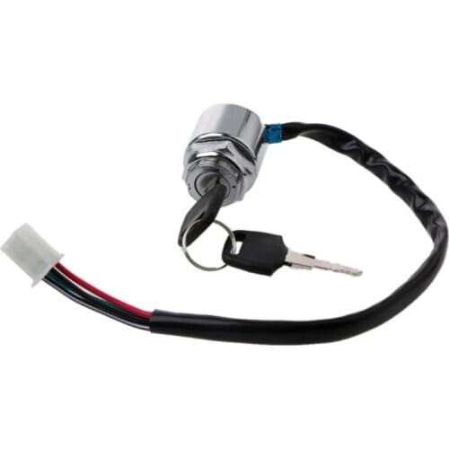 4 Wires ATV Quads Ignition Key Switch For 4 Wheeler Go Kart Motorcycles Pit Dirt Bike U90C