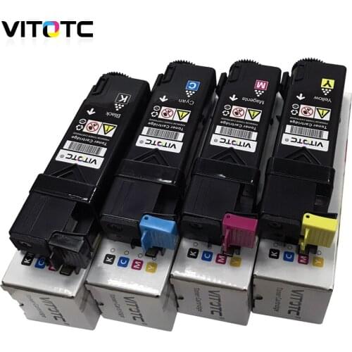 4pcs Refillable Colored Laser Toner Cartridges for Xerox C1110B for DocuPrint C 1110B C1110 With FULL Original Powder