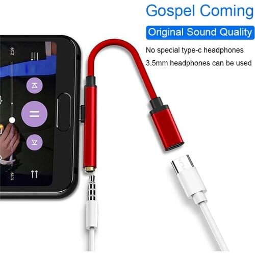Type-C to 3.5mm Jack Headphone Aux Audio Cable 2 in 1 USB Type C Adapter Charger Cable for Xiaomi Samsung s8 Note 9 HTC Huawei