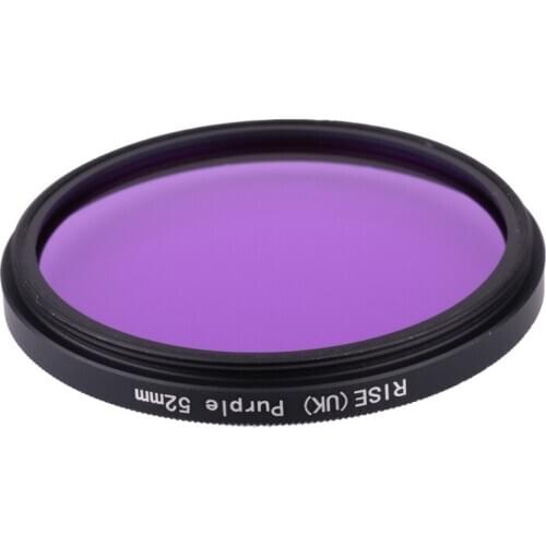 Camera Filter 52mm Full Purple Color Lens Filter for Nikon D3100 D3200 D5100 SLR Camera Lens