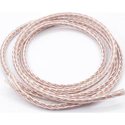 Hifi Audio 1m 8TC Speaker cable hifi audio speaker wire per meter loudspeaker cable