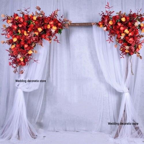 2 PCS 1.5*2.8M Wedding Decoration Soft Net Tulle Arch Scarf Drapery Backdrop Hanging Panels Curtain Party Decoration