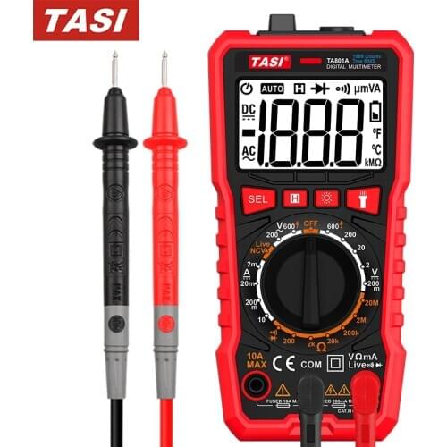 TASI Multimeter Pocket Digital Multimeter Tester TA801A