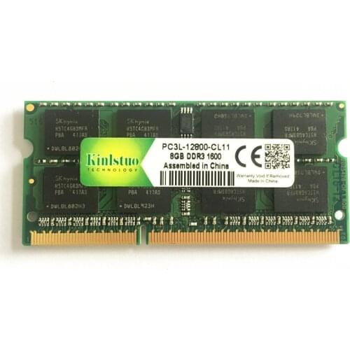 Kinlstuo Brand New seal ddr3 8gb 1600 PC3L-12800S DDR3 Laptop ram 1.35V DDR3 8GB 1600MHz memory