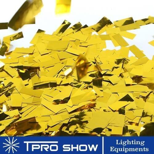 Confetti Paper Foil Paper Golden Silver Color For Confetti Salute Machine Use Wedding Party Stage Lighting Effect Decoration 1KG