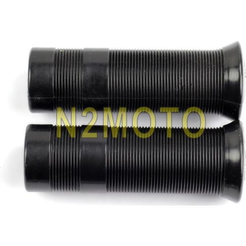 Motor 1" Handlebar Grip 25mm Hand Grips Black Universal for Honda Kawasaki Suzuki Yamaha