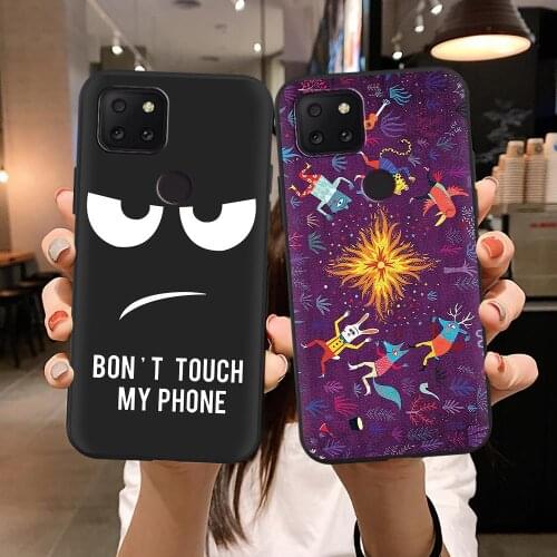 Soft For Boy Phone Case For TCL T-Mobile Revvl 5G New Arrival New Cover Black Case Cartoon Soft Case