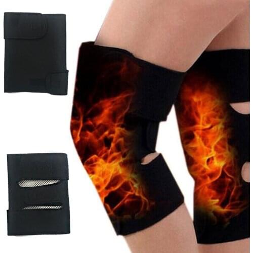 1 Pair Tourmaline Self Heating Knee Pads Magnetic Therapy Kneepad Arthritis Brace Support Warm Orotector Knee Protector Pads