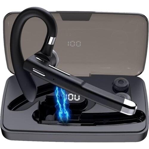 YYK-520 Wireless Earphone Stable Transmission Noise Reduction Adjustable Ear Hook Bluetooth5.0 HiFi Headphone for Calling