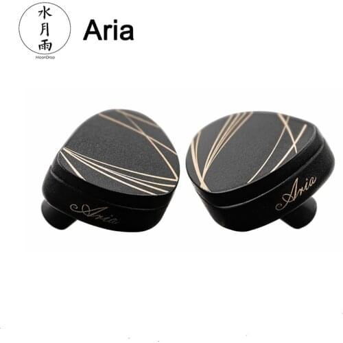 MoonDrop Aria Earbud HiFi High Performance LCP Diaphragm Dynamic Driver IEMs Earphone CNC Carved Headset with Detachable Cable