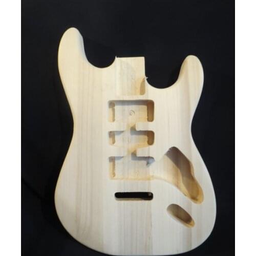 Unfinished Guitar Body Strat Style SSH maple Light weight High Quality