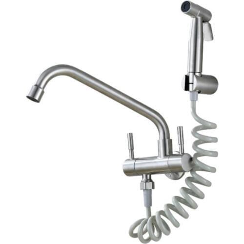 New Portable Bidet Shower Set Solid Stainless Steel Handheld Bidet Toilet Wall Mounted Bidet Faucets Shower