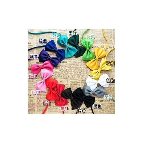 Whole Sale 1000pcs/lot Dog Neck Tie Dog Bow Tie Cat Tie Pet Grooming Pet Headdress Adjustable Necktie Collar Bowtie Pet Bandana