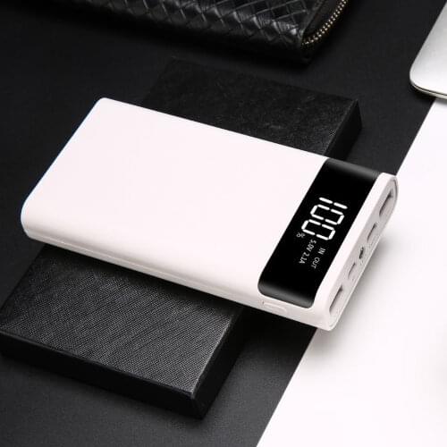 Hot Sale Portable External 5V DIY 6*18650 Case Power Bank Shell Battery Charge Storage Box Without Battery