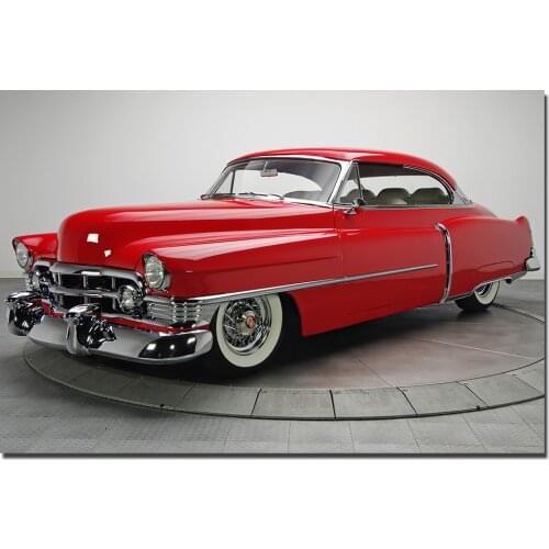 1950 Cadillac Series 61 Coupe Poster Canvas Painting For Home Decor Wall Art Pictures For Living Room
